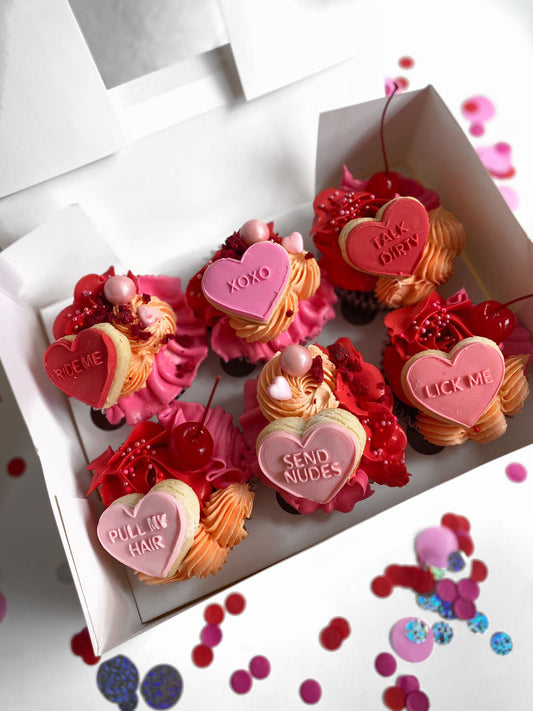 Raunchy Vday Cupcakes
