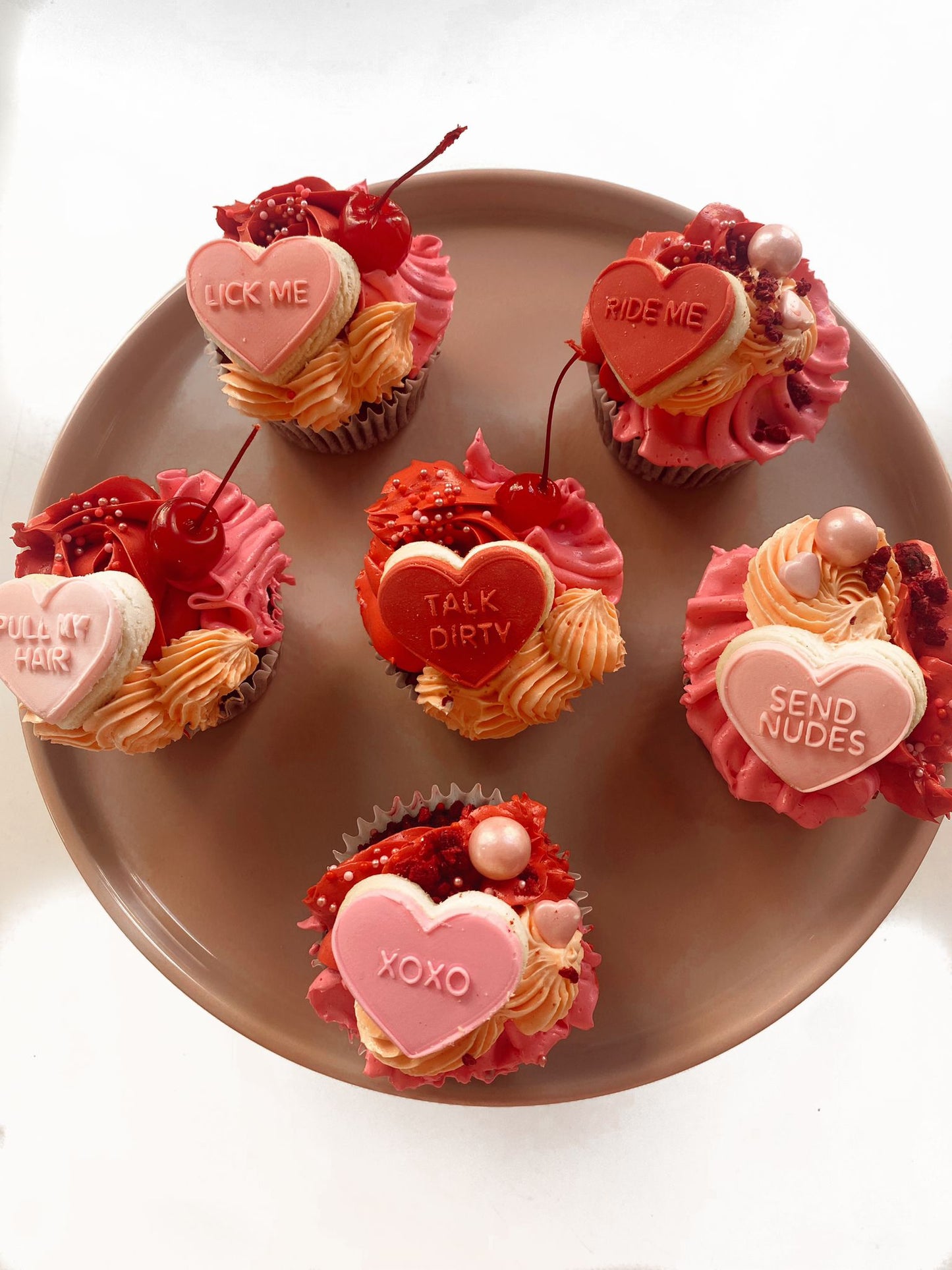 Raunchy Vday Cupcakes