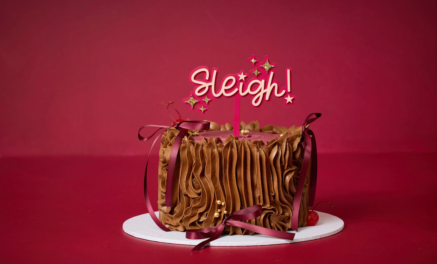 The Non traditional Black Forest Yule log