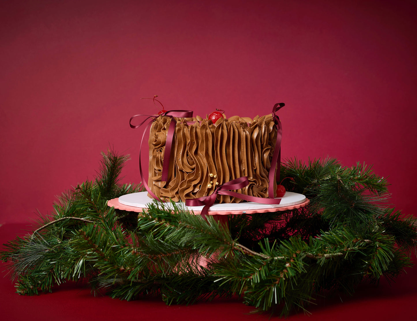 The Non traditional Black Forest Yule log
