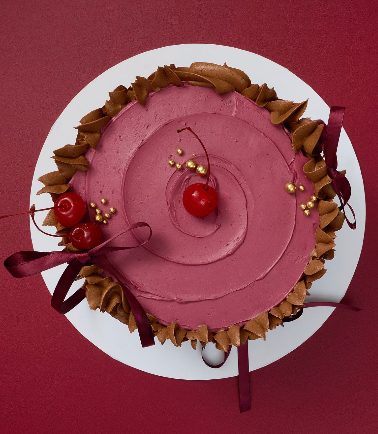 The Non traditional Black Forest Yule log